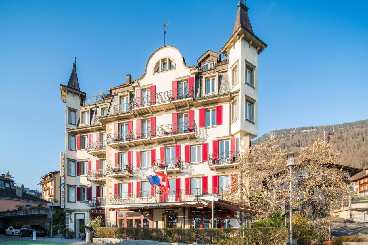 Seehotel Gotthard Weggis Eksteriør billede